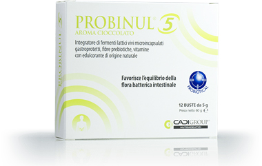 PROBINUL 5 12 BUSTINE 5 G AROMA CIOCCOLATO - Farmafamily.it