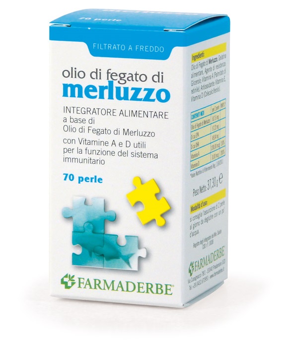 OLIO DI FEGATO DI MERLUZZO 200 PERLE - Farmafamily.it