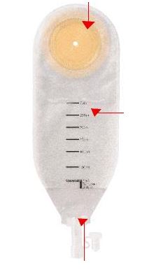 SACCA PER DRENAGGIO DELLE FERITE STERILE COLOPLAST CAPACITA' MIDI 300ML 10 PEZZI ARTICOLO 2215 - Farmafamily.it