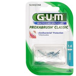 GUM PROXABRUSH CLASSIC 614 SCOVOLINO INTERDENTALE 8 PEZZI - Farmafamily.it