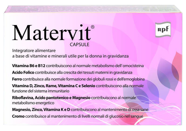 MATERVIT 30 CAPSULE - Farmafamily.it