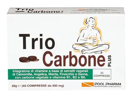 TRIOCARBONE PLUS 40 COMPRESSE - Farmafamily.it