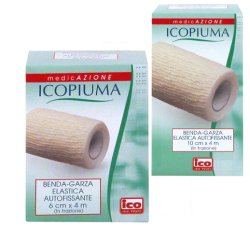 ICOPIUMA BENDA GARZA ELASTICA AUTOFISSANTE CM10X4MT 1 PEZZO - Farmafamily.it