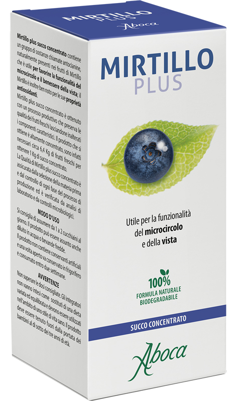 MIRTILLO PLUS SUCCO CONCENTRATO 100 ML - Farmafamily.it