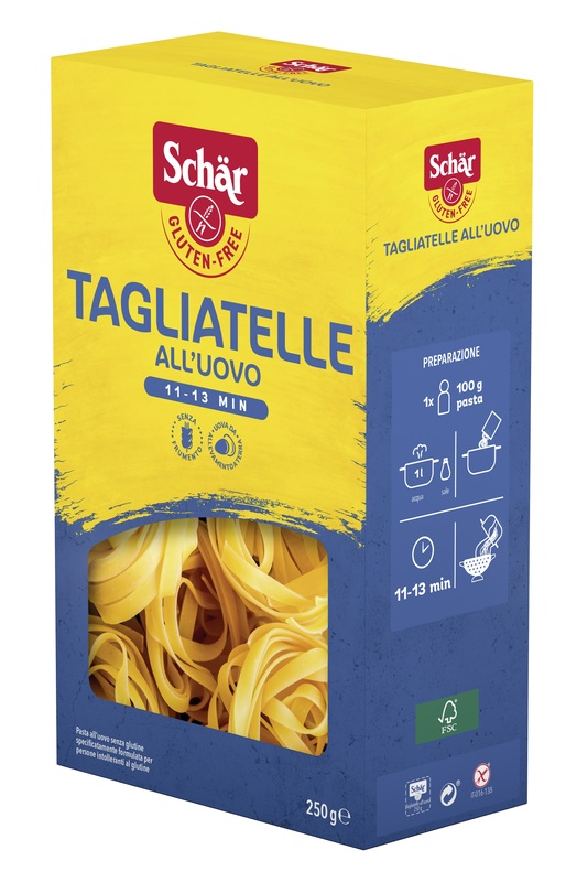 SCHAR TAGLIATELLE ALL'UOVO 250 G - Farmafamily.it