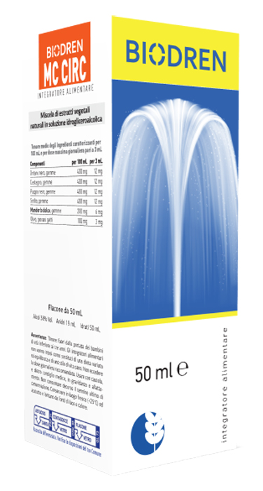 BIODREN MC CIRC SOLUZIONE IDROALCOLICA 50 ML - Farmafamily.it