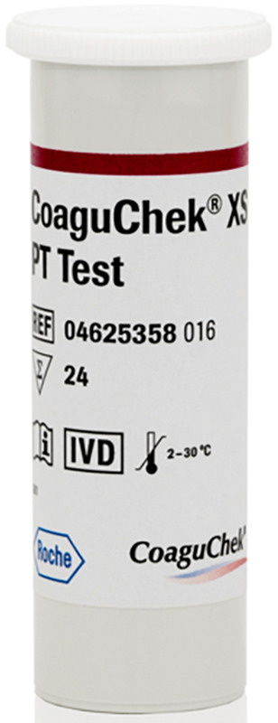STRISCE REATTIVE PER APPARECCHIO AUTODIAGNOSTICO COAGUCHEK XS PT TEST 6 PEZZI - Farmafamily.it
