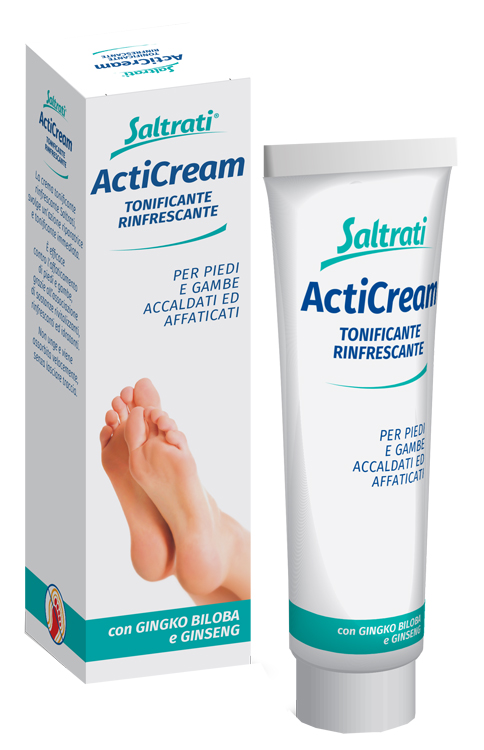 SALTRATI ACTICREAM TONIFICANTE RINFRESCANTE PER PIEDI E GAMBE 100 ML - Farmafamily.it