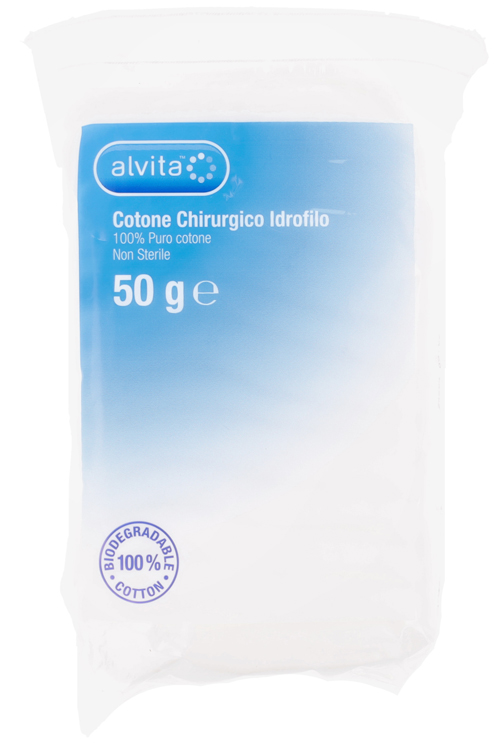 COTONE CHIRURGICO ALVITA ASSORBENTE 50 G - Farmafamily.it