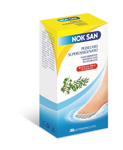 NOK SAN PEDILUVIO SUPEROSSIGENATO 400 G - Farmafamily.it