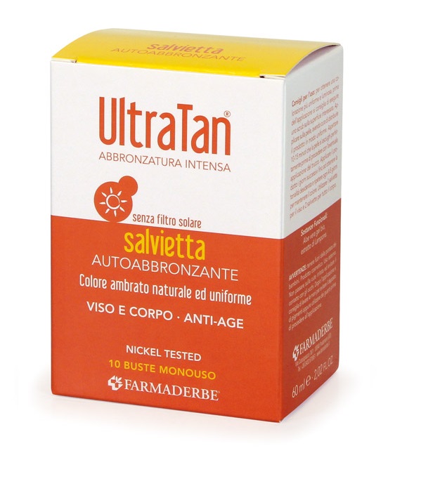 ULTRA TAN SALVIETTE AUTOABBRONZANTI 10 BUSTE - Farmafamily.it