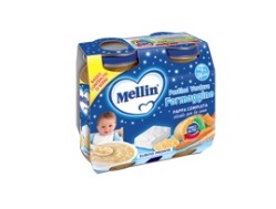MELLIN BABY CENA COMPLETA FORMAGGINO PASTICA 2 PEZZI DA 200 G - Farmafamily.it