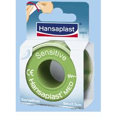 CEROTTO ROCCHETTO HANSAPLAST SENSITIVE 5MX2,50CM 1 PEZZO - Farmafamily.it