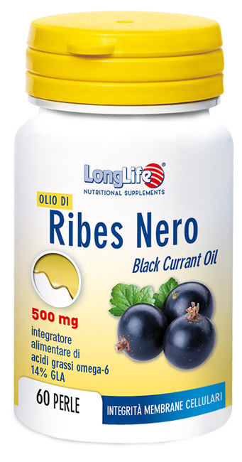 LONGLIFE OLIO RIBES NERO 60 PERLE DI GELATINA - Farmafamily.it