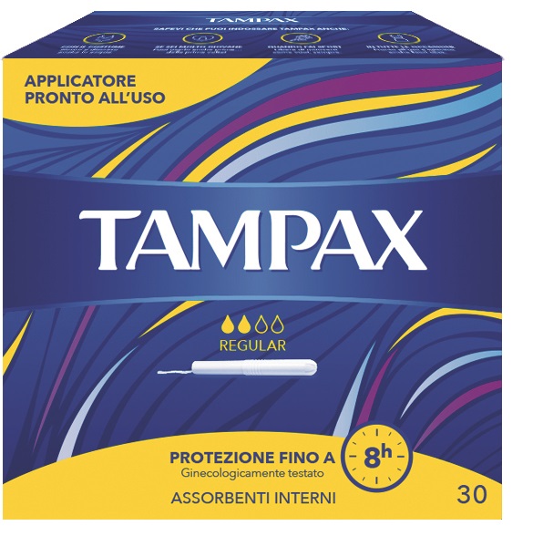 TAMPAX BLUE BOX REGULAR 30 PEZZI - Farmafamily.it