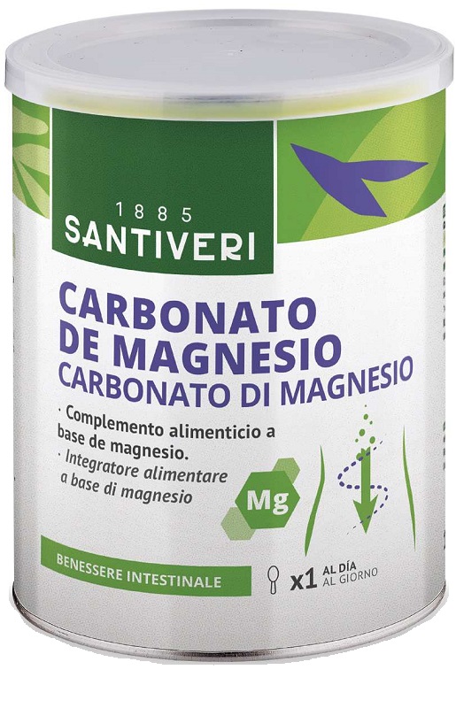 CARBONATO MAGNESIO 110 G SANTIVERI - Farmafamily.it