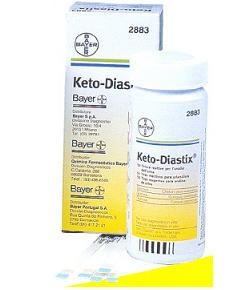 STRISCE MISURAZIONE GLICOSURIA E CHETONURIA KETODIASTIX 50 PEZZI - Farmafamily.it