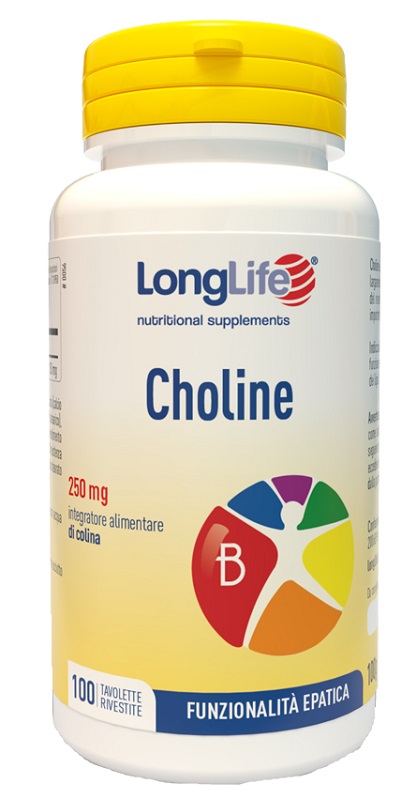LONGLIFE CHOLINE 100 TAVOLETTE RIVESTITE - Farmafamily.it