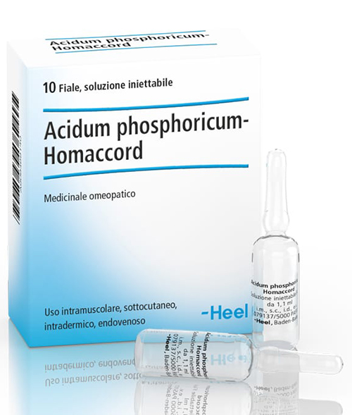HEEL PHOSPHORICUM ACIDUM HOMACCORD 10 FIALE - Farmafamily.it