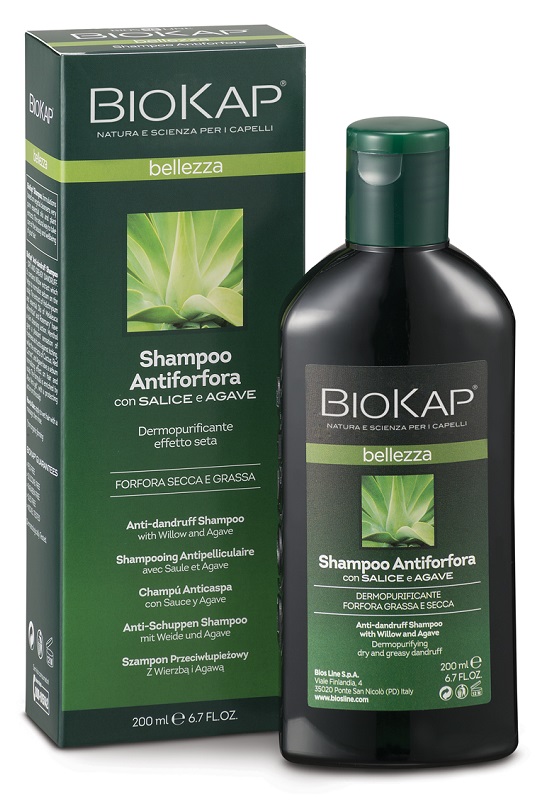 BIOKAP BELLEZZA SHAMPOO ANTIFORFORA 200 ML BIOSLINE - Farmafamily.it
