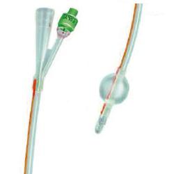 CATETERE FOLEY IN SILICONE TRASPARENTE A 2 VIE CON PALLONCINO 5-10ML DIAMETRO CH22 7,33MM LUNGHEZZA 40CM - Farmafamily.it