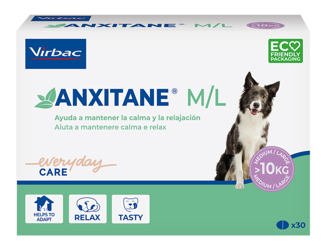 ANXITANE M/L SUPPLEMENTO NUTRIZIONALE SCATOLA 30 COMPRESSE APPETIBILI - Farmafamily.it