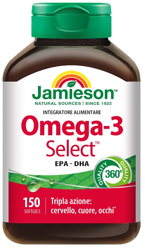 OMEGA-3 SELECT JAMIESON 150 PERLE - Farmafamily.it