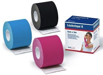 BENDA ADESIVA LEUKOTAPE K PER TAPING FISIOTERAPICO LARGHEZZA 5 CM LUNGHEZZA 5 M COLORE NERO IN ROTOLO - Farmafamily.it