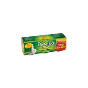 DIETERBA OMOGENEIZZATO CONIGLIO 3 PEZZI 80 G - Farmafamily.it