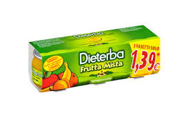DIETERBA OMOGENEIZZATO FRUTTA MISTA 3 PEZZI 80 G - Farmafamily.it