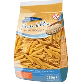 PIACERI MEDITERRANEI PASTA RISO PENNE RIGATE 250 G - Farmafamily.it