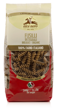 FUSILLI 100% FARRO INTEGRALE BIO 500 G - Farmafamily.it
