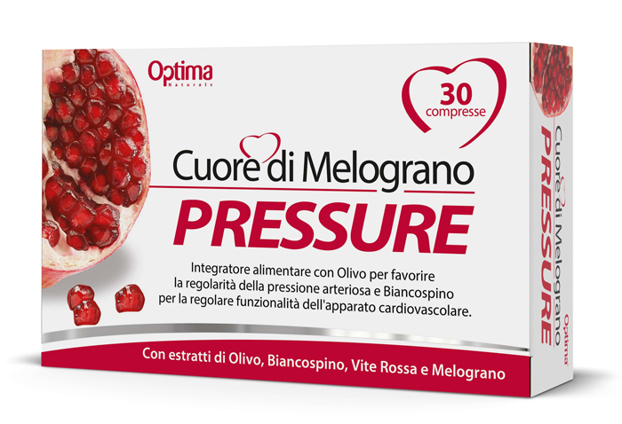 CUORE DI MELOGRANO PRESSURE 30 COMPRESSE 1 G - Farmafamily.it