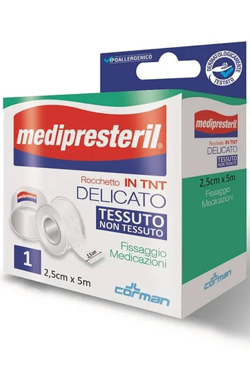 CEROTTO MEDIPRESTERIL DISPENSER TESSUTO NON TESSUTO 5X250CM - Farmafamily.it