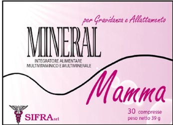 MINERAL MAMMA INTEGRATORE ALIMENTARE PER GRAVIDANZA ED ALLATTAMENTO 30 COMPRESSE 39 G - Farmafamily.it