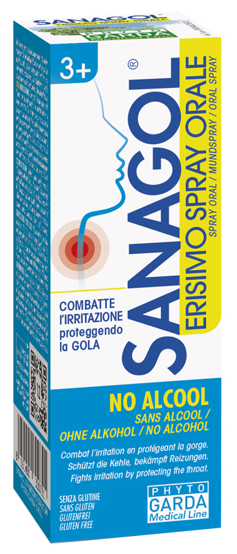 SANAGOL SPRAY ERISIMO SENZA ALCOOL 20 ML - Farmafamily.it