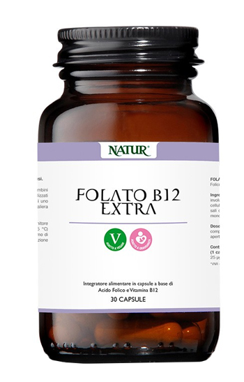 FOLATO B12 EXTRA 30 CAPSULE - Farmafamily.it