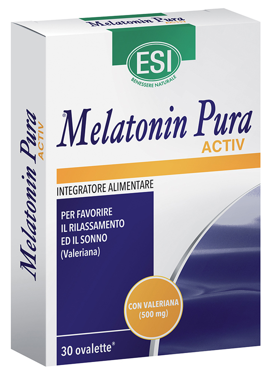 ESI MELATONIN PURA ACTIV 30 OVALETTE - Farmafamily.it