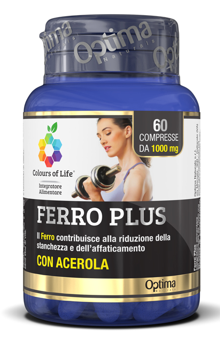COLOURS OF LIFE FERRO PLUS 60 COMPRESSE 1000 MG - Farmafamily.it