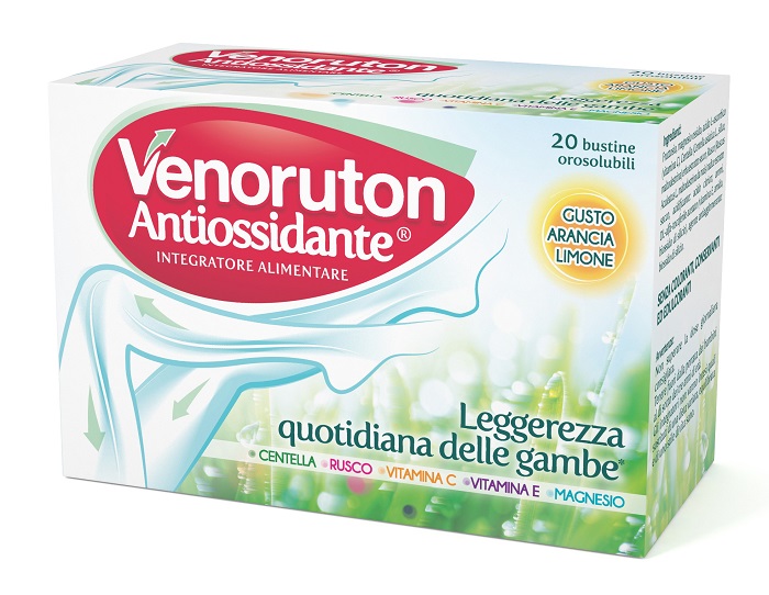 VENORUTON ANTIOSSIDANTE 20 BUSTINE OROSOLUBILI MONODOSE - Farmafamily.it