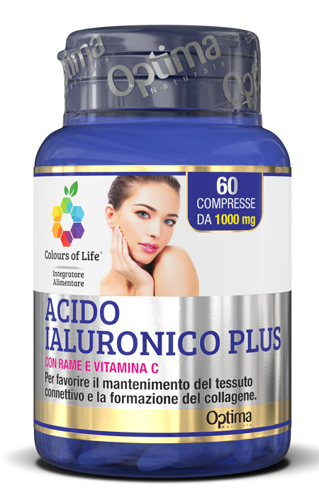 COLOURS OF LIFE ACIDO IALURONICO PLUS 60 COMPRESSE 1000 MG - Farmafamily.it