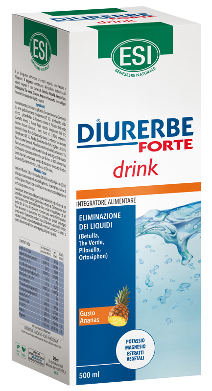 ESI DIURERBE FORTE DRINK ANANAS 500 ML - Farmafamily.it