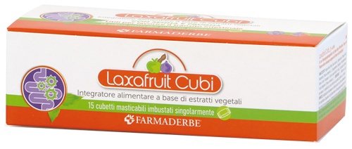 LAXAFRUIT 15 CUBETTI MASTICABILI 150 G - Farmafamily.it