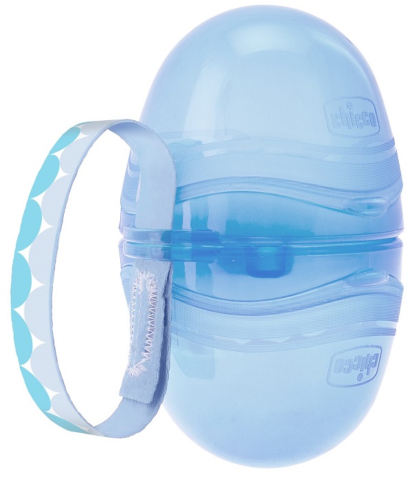 CHICCO PORTASUCCHIETTO DOPPIO BLU 1 PEZZO - Farmafamily.it