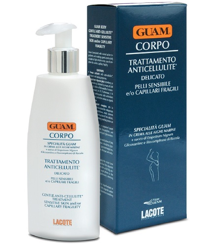 GUAM CREMA CORPO TRATTAMENTO ANTICELLULITE DELICATO PER PELLI SENSIBILI E O CAPILLARI FRAGILI 200 ML - Farmafamily.it