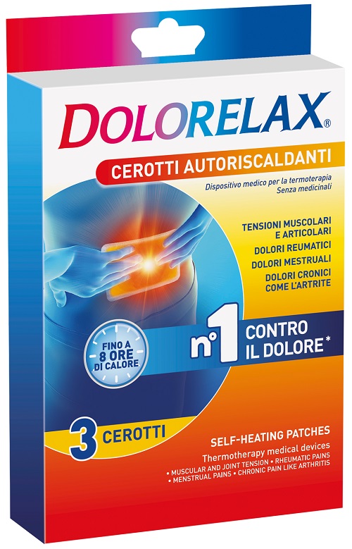 DOLORELAX CEROTTO EFFETTO CALDO 3 PEZZI - Farmafamily.it
