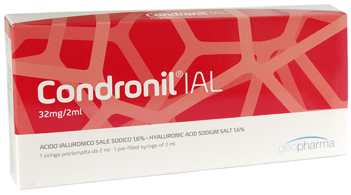 SIRINGA INTRA-ARTICOLARE CONDRONIL IAL ACIDO IALURONICO 1,6% 2 ML - Farmafamily.it