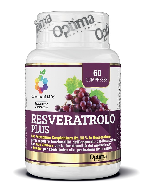 COLOURS OF LIFE RESVERATROLO PLUS 60 COMPRESSE 1000 MG - Farmafamily.it