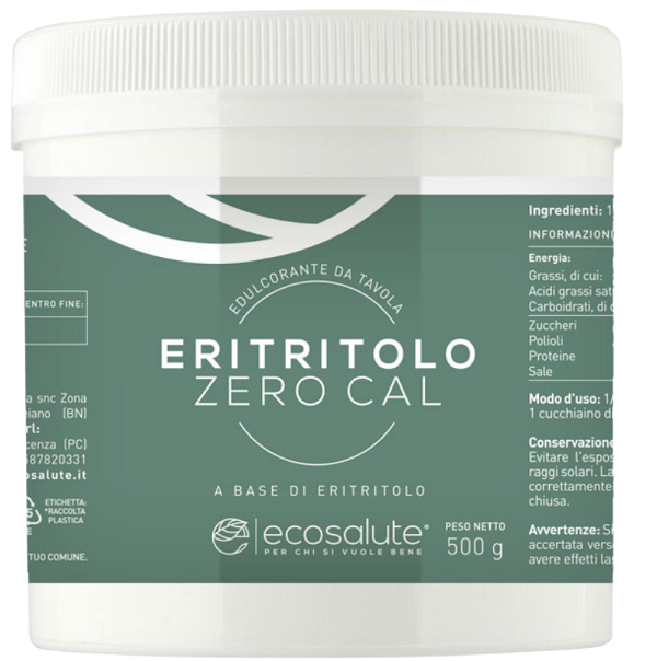 ERITRITOLO ZERO CAL DOLCIFICANTE NATURALE 500 G - Farmafamily.it