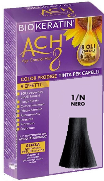 BIOKERATIN ACH8 COLOR PRODIGE 1/N NERO - Farmafamily.it